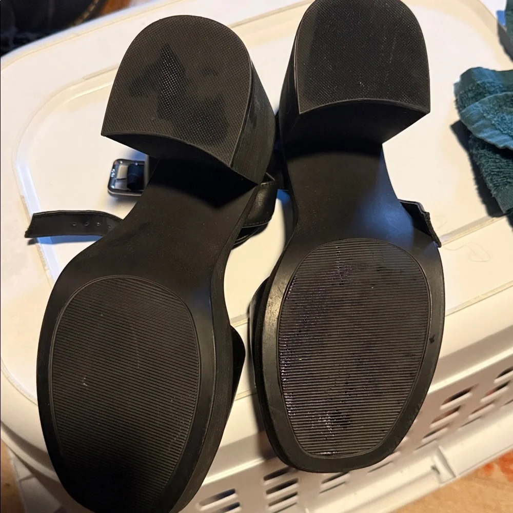 Madden Girl Black Strappy Heels - Picture 4 of 4